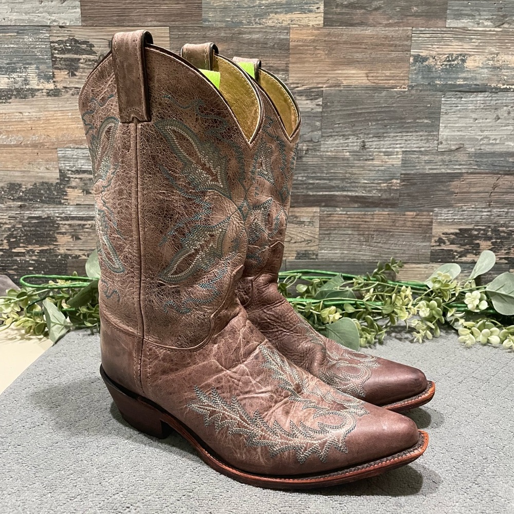 Justin Boots Bent Rail Cowgirl Boots Size 8.5 Women’s BRL106